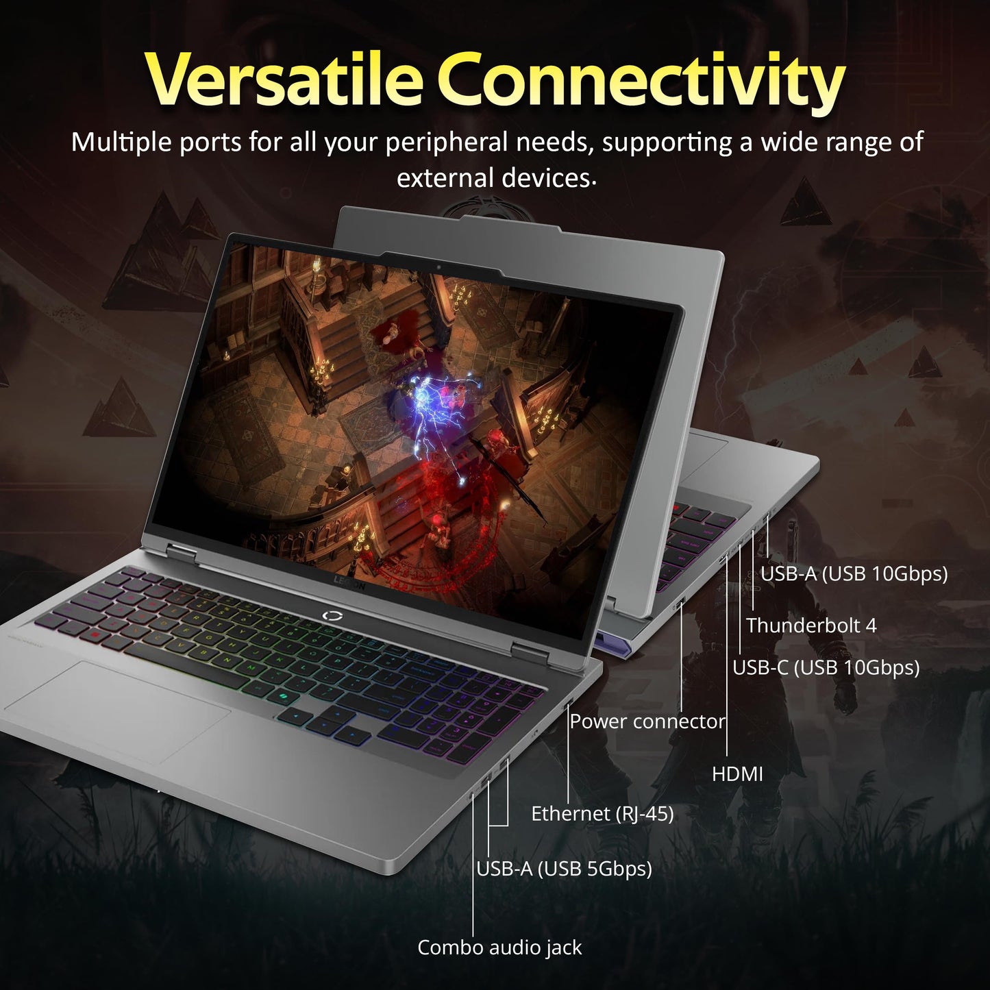 Lenovo Legion Pro 7i Gen 10 16" Gaming Laptop (2025 Model) Intel Core Ultra 9 275HX 24C, NVIDIA GeForce RTX 5090 24GB, 64GB RAM, 2TB (1TB+1TB) NVMe SSD, 16" WQXGA OLED 500 nits 240Hz, Windows 11 Home