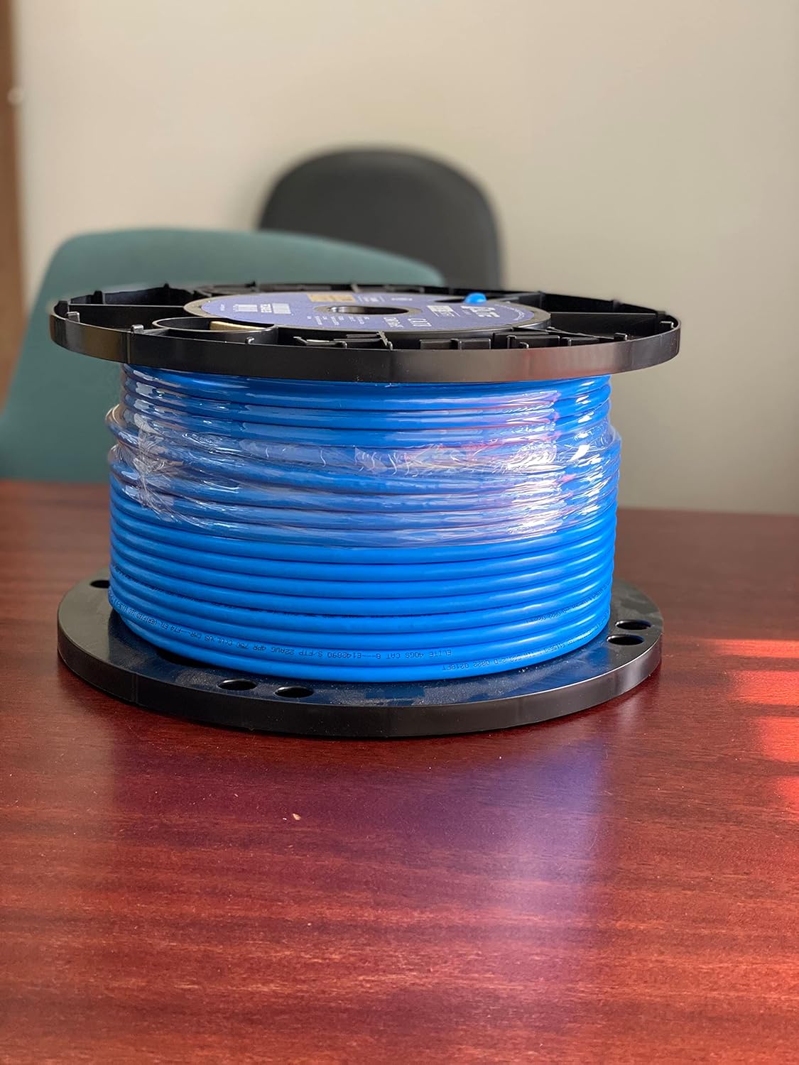Elite 250ft. Cat8 Shielded Riser (CMR), 40Gb, 2000MHz, S/FTP 22AWG, Solid Bare Copper, UL Listed, ETL Listed, PoE++ (Blue, 250ft.)