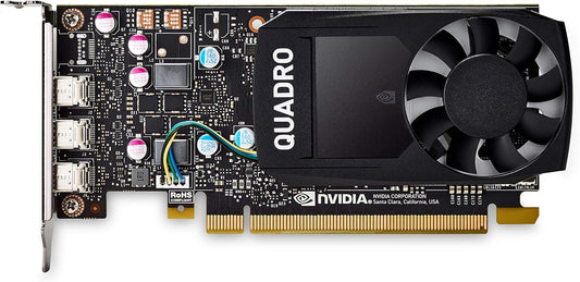 PNY NVIDIA Quadro P400 Professional Graphics Card - (VCQP400-PB), PC Compatible, 3x Mini DisplayPort 1.4