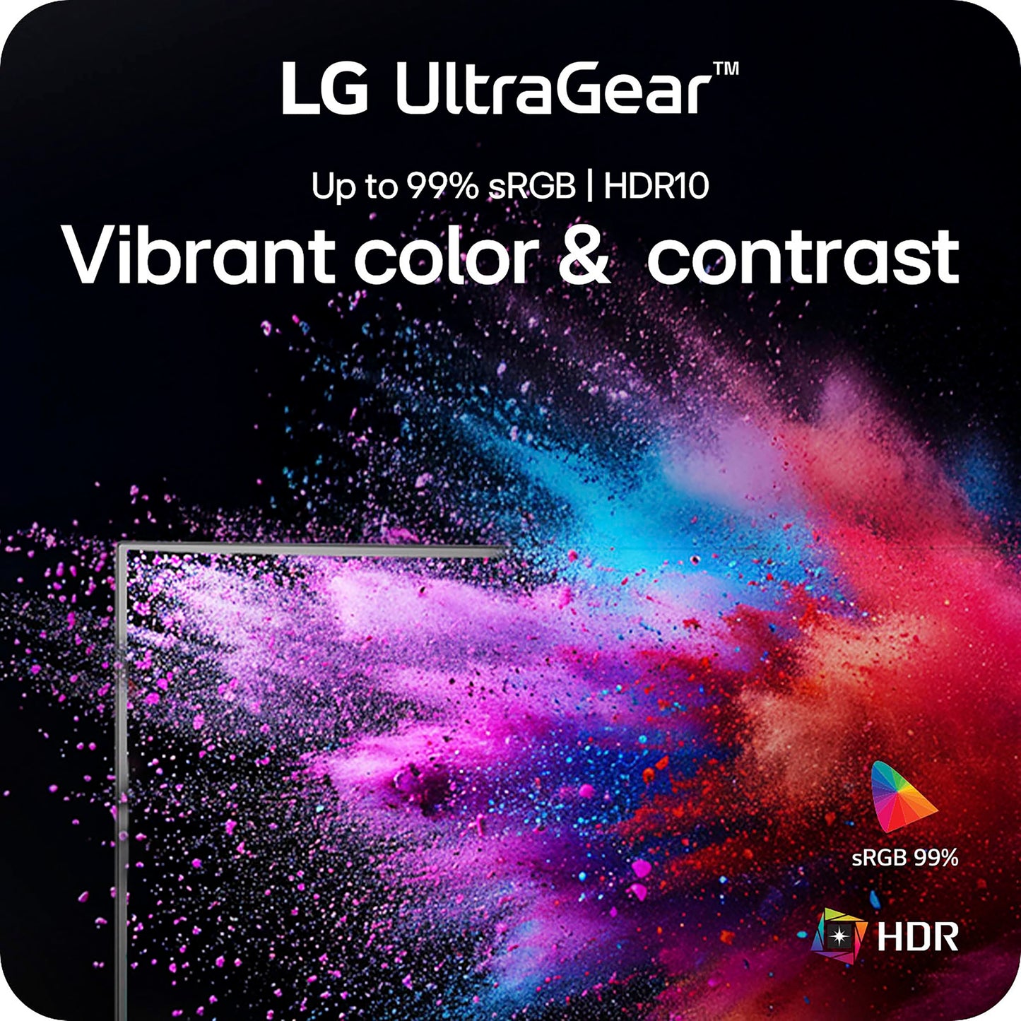 LG 27GS60QC-B Ultragear 27-inch Curved Gaming Monitor QHD (2560x1440) 180Hz 1ms 1000R AMD FreeSync HDR10 HDMIx2 DisplayPort Borderless Design Black Stabilizer DAS Crosshair FPS Counter - Black
