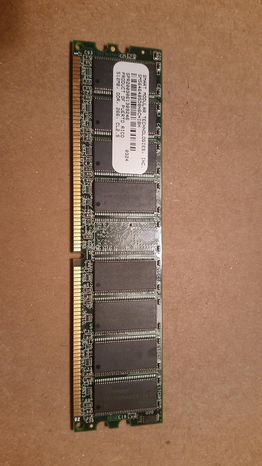 TECHNOLOGIES SMCQ-7110-512 512MB DDR SDRAM MEMORY MODULE