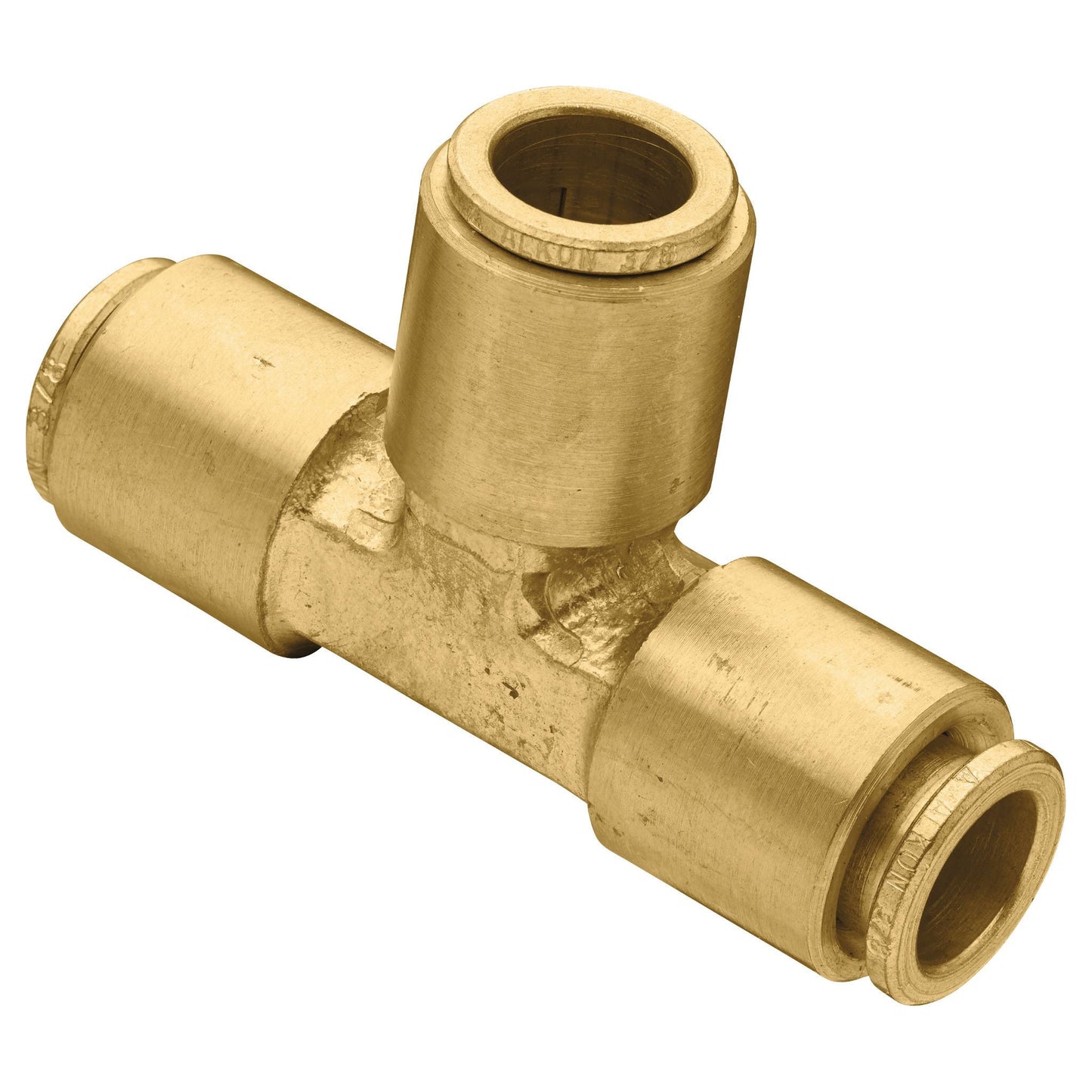 3/8 Inch Brass Slip-Lok 3 Way Tee 92120