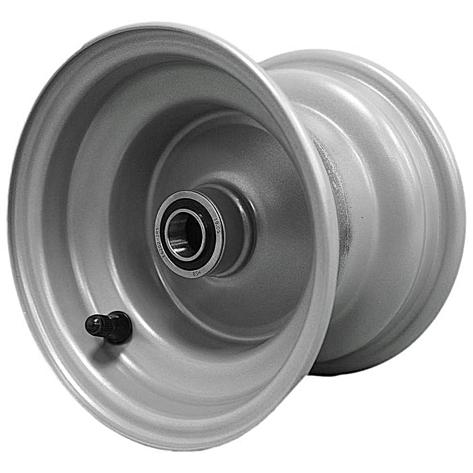 Antego 6x4.5 Silver Mower Wheel, Compatible with 532106732, Single