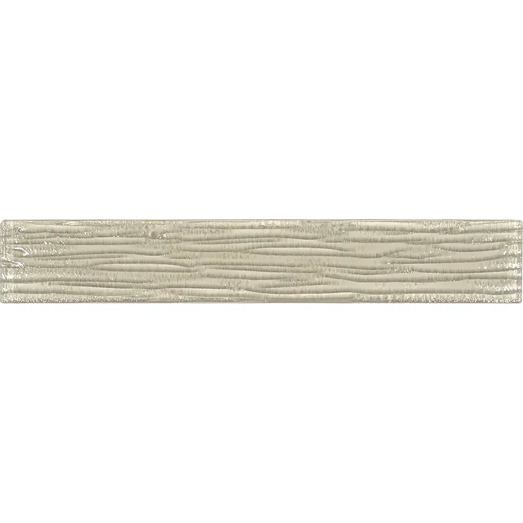 Aquatica Ivory Bamboo Glass Tile 2"x12" - Earth Collection