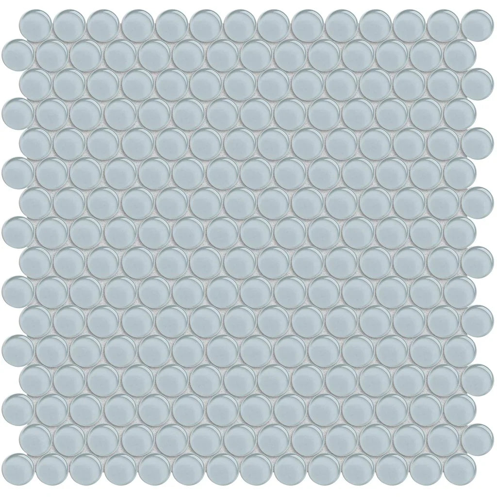 Aquatica Penny Round Skylight Glass Mosaic Tile 11.50"x11.75" - Element Collection