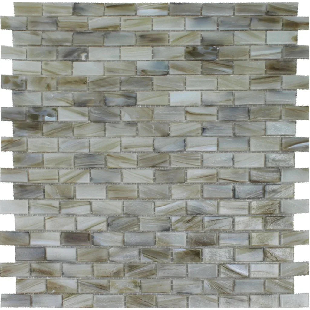 Aquatica Jade Glass Mosaic Tile 12.25"x12.75" - Aurora Collection