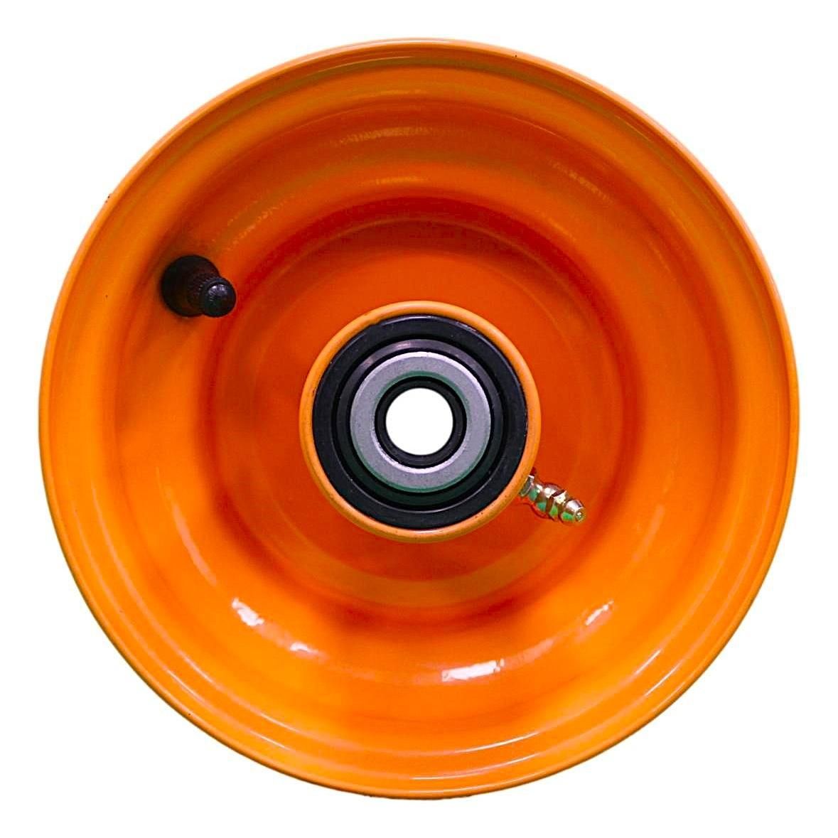 Antego 6x4.5 Cats Eye Gold Scag-Style Mower Wheels, Sleeved, 2-Pack