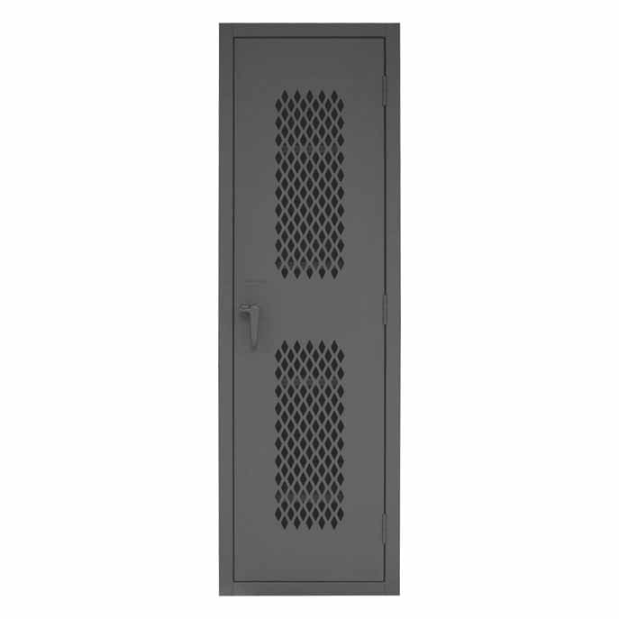 Ventilated Locker with 4 Shelves