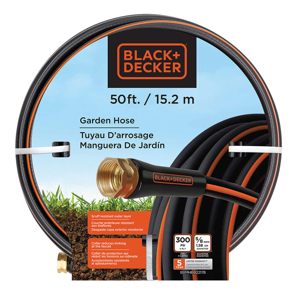 BLACK+DECKER® Medium-Duty Garden Hose - 50 ft. BXMHBB22178