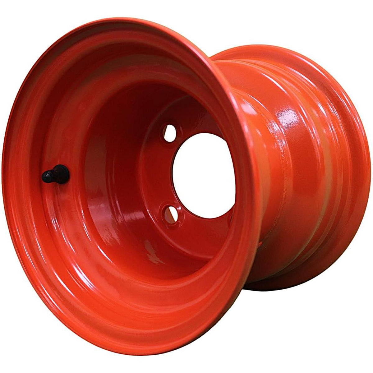 Antego 8x7 Orange Bad Boy ZT Mower Wheels, 4-on-4, 2.83-Inch Bore, 2-Pack