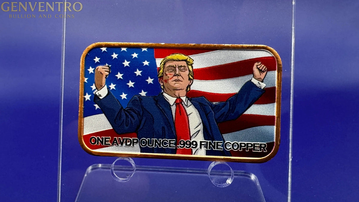 1oz Copper Bar Trump Wins K.O