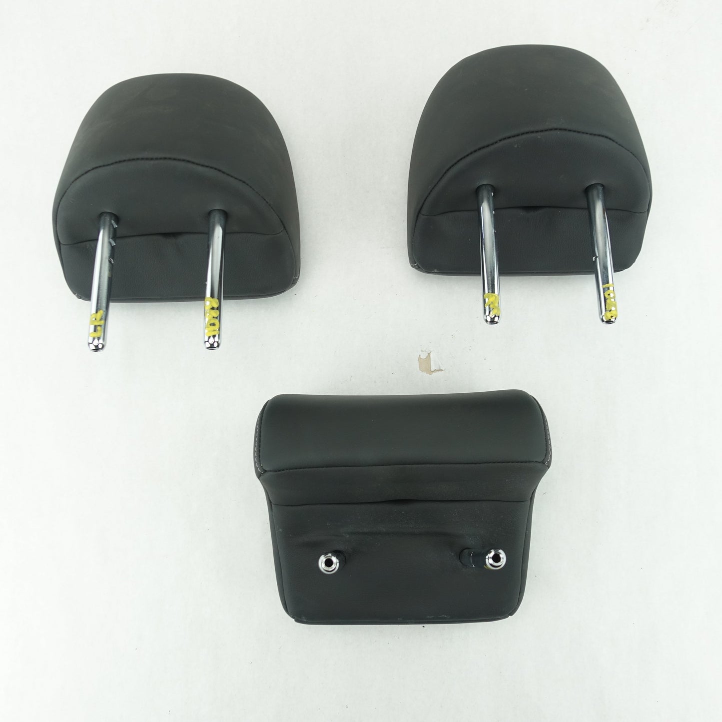 2009 2010 2011 2012 2013 14 Acura TSX Rear Headrest Head Rest Black Leather Set