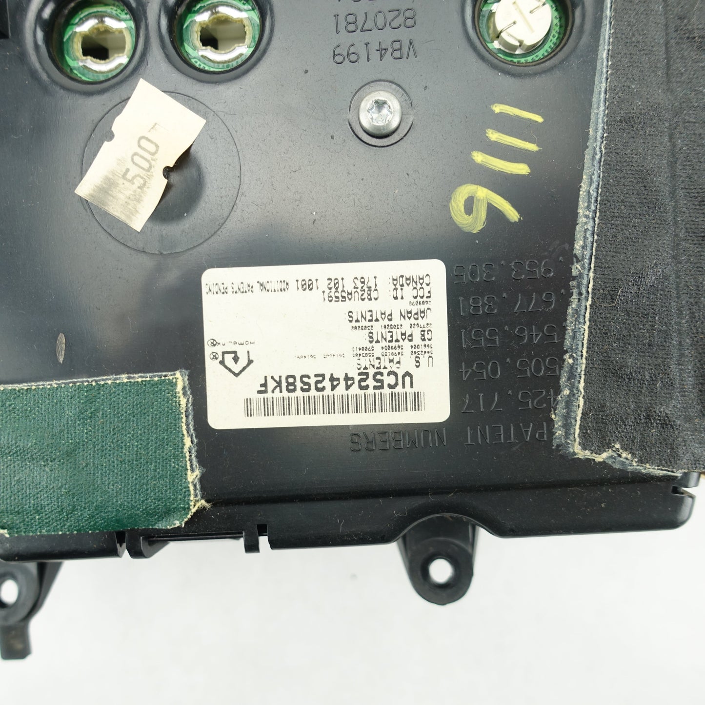 2000 2001 2002 Jeep Grand Cherokee Info Trip Garage Door Opener Computer Screen