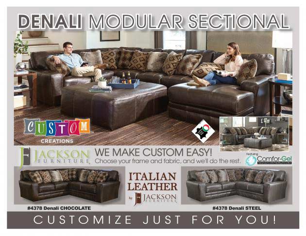 Denali ITALIAN LEATHER Sectional Collection by Jackson Furniture