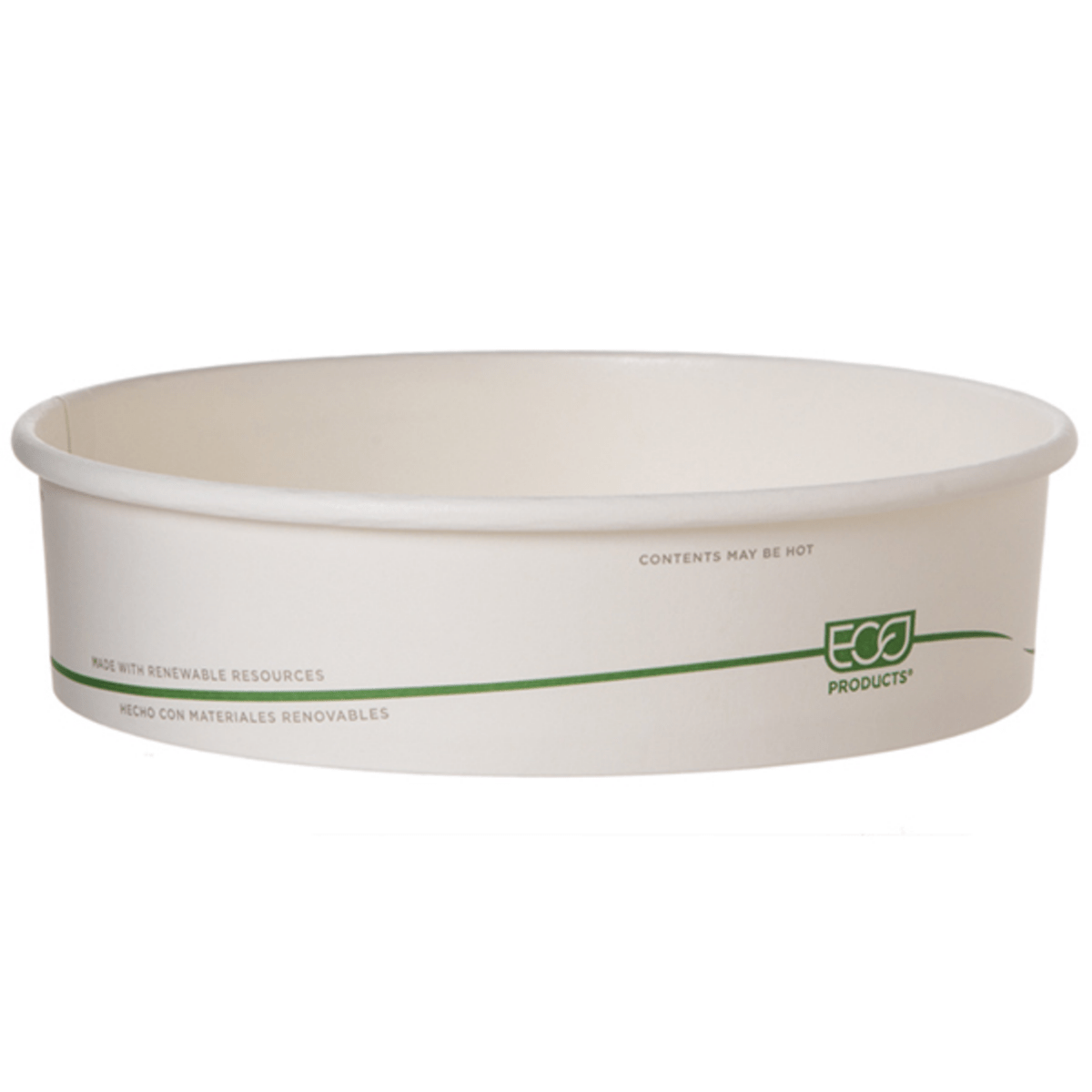 GreenStripe Renewable & Compostable Squat Food Container - 26oz (QTY:300)
