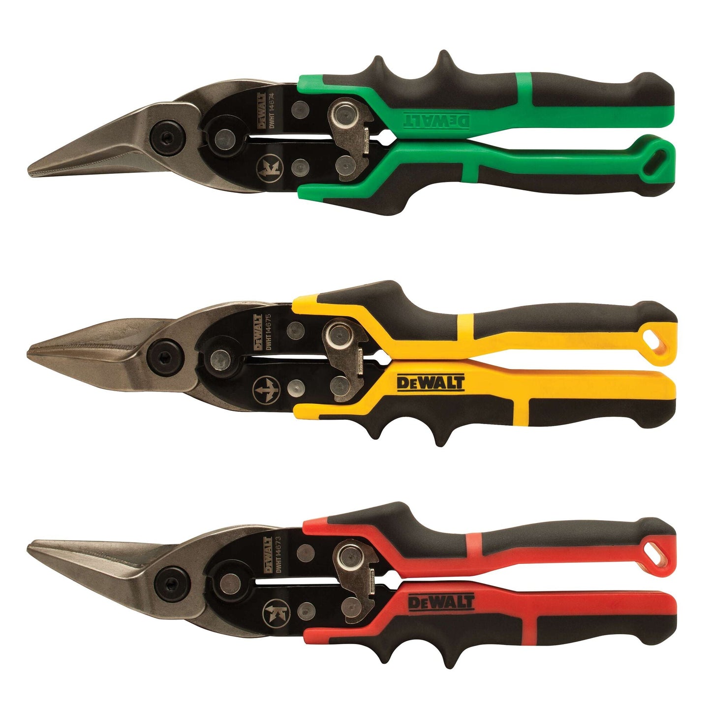 DeWalt DWHT14676 3 Pack Aviation Snips