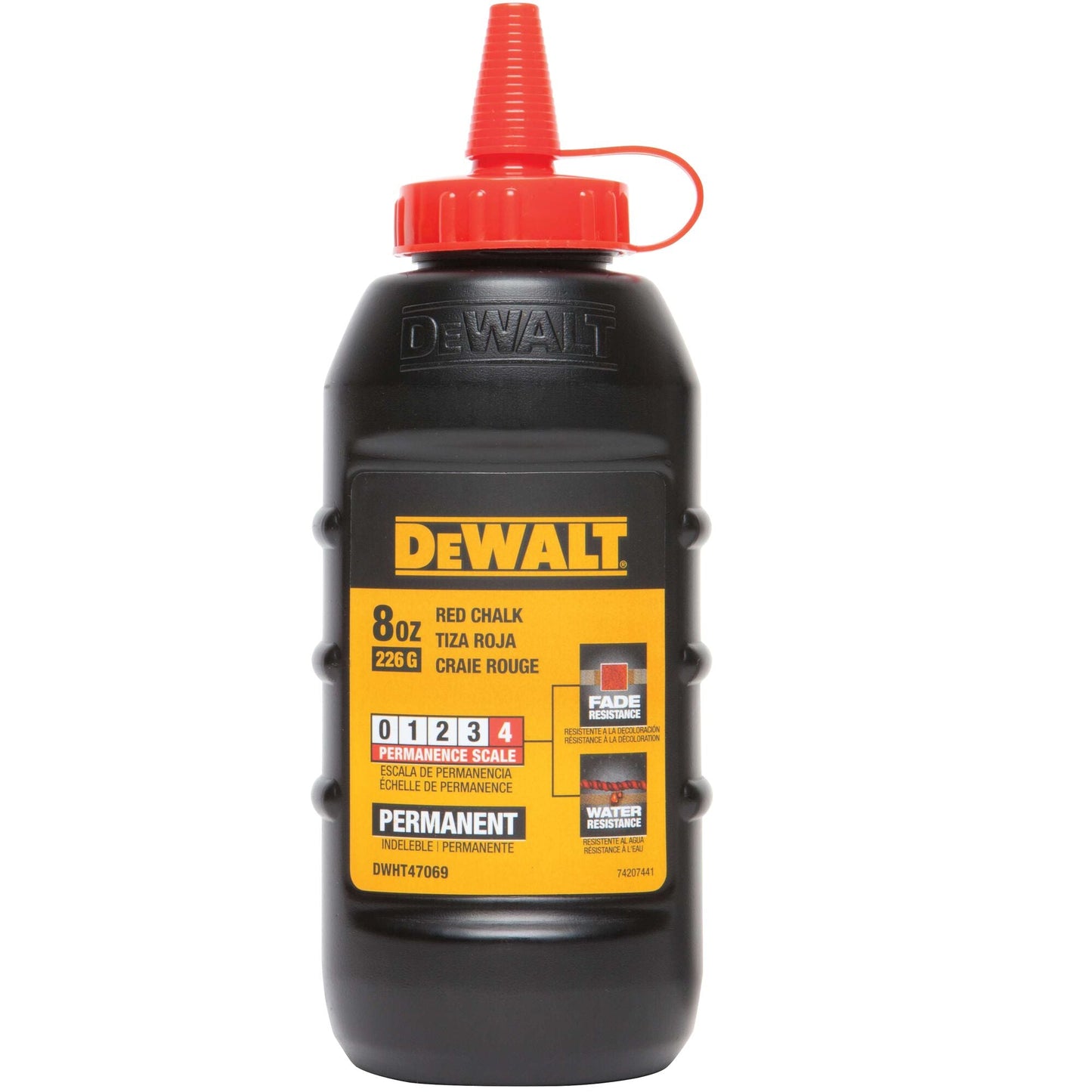 DeWalt DWHT47069L 8 oz. Chalk (Red Permanent)