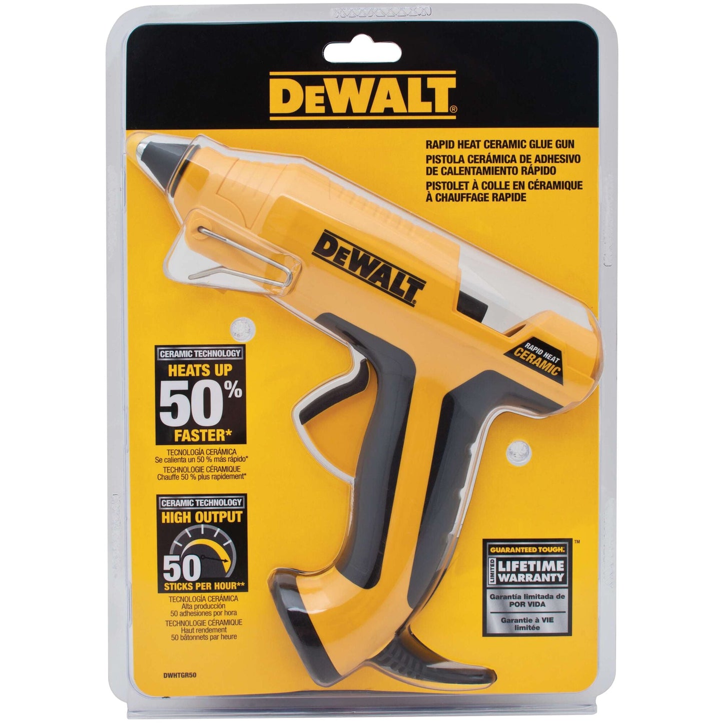 DeWalt DWHTGR50 Rapid Heat Ceramic Glue Gun