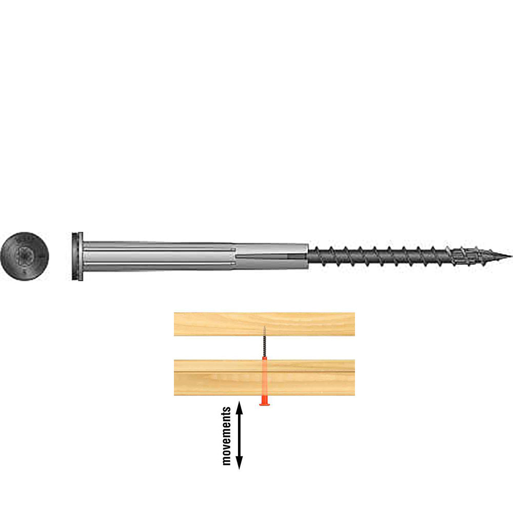 0.195 x 6 Washer Head Strong-Drive® SDPW Deflector Screw E-coat® Electrocoating SawTooth™ Point (T40 6-Lobe) Gray - Box (50)