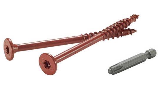 FastenMaster FlatLok 6" Structural Wood Screw 50 pc box