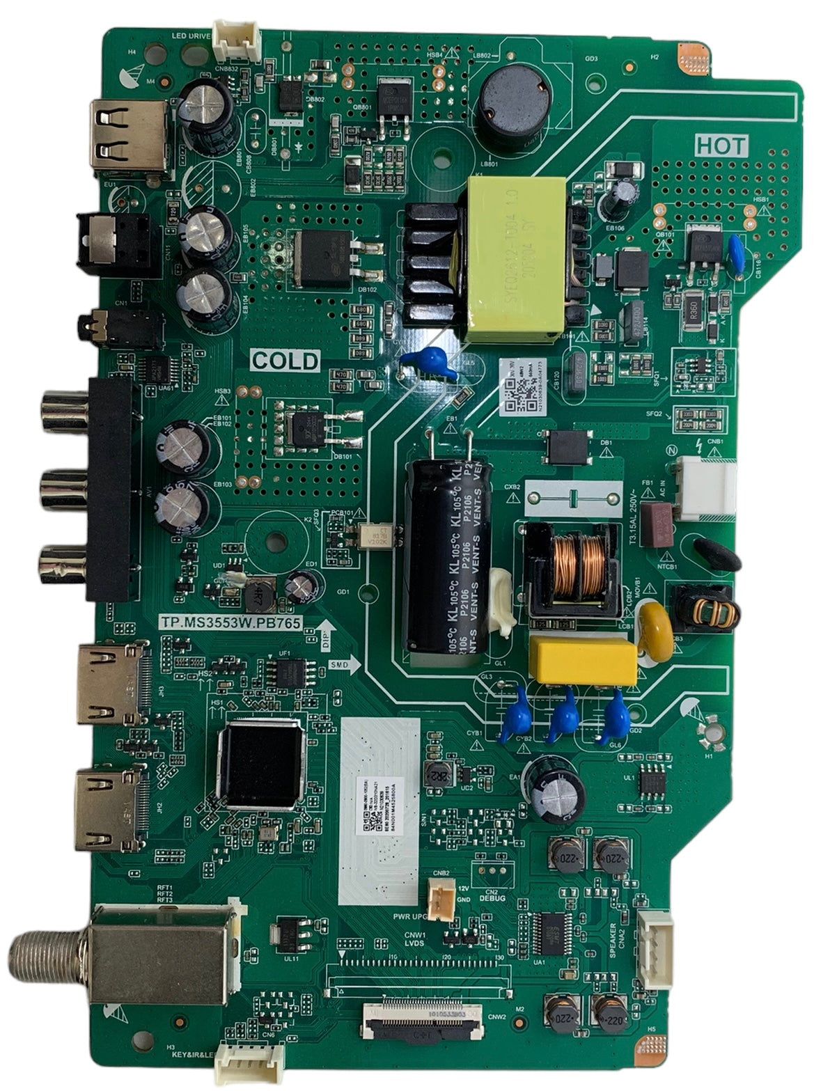 Insignia 0980-0900-1052 Main Board / Power Supply