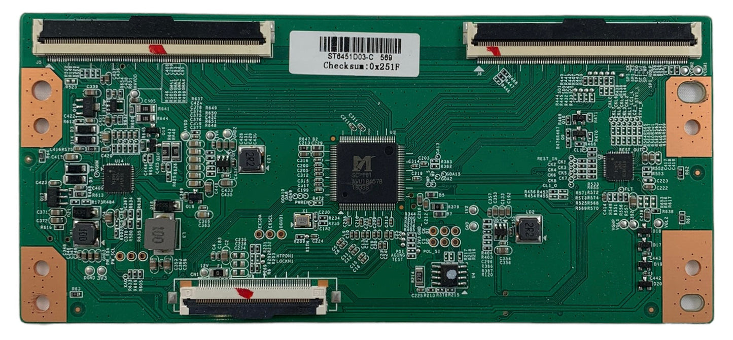 Sceptre ST6451D03-C T-Con Board (65-inch models ONLY)