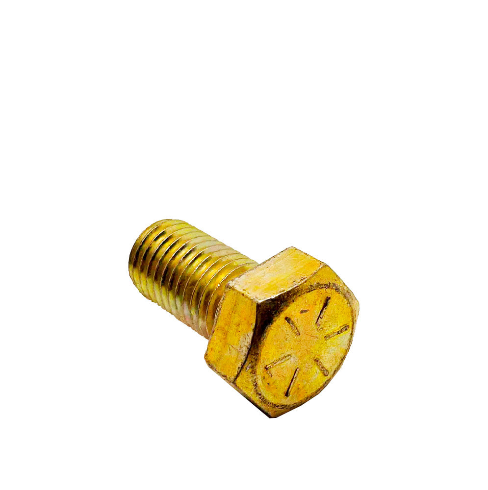 3/4-10 x 1-1/2in UNC Grade 8 Hex Cap Screw Yellow Zinc