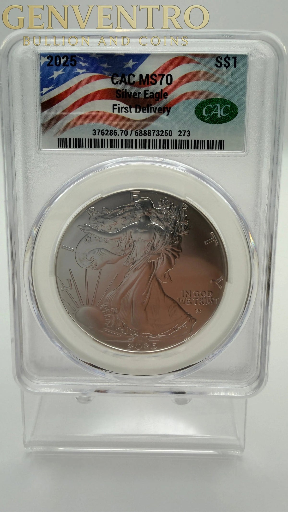2025 American Silver Eagle MS70 First Delivery