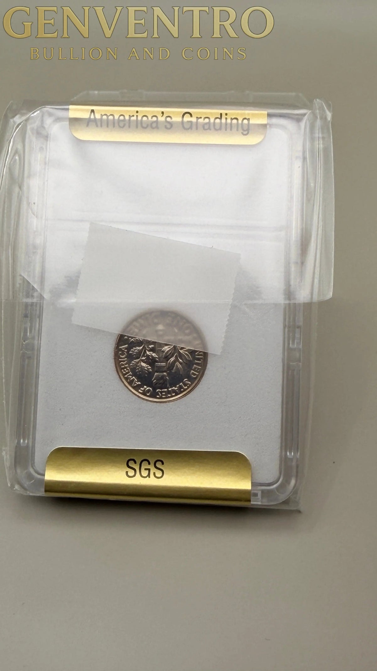 1993-P Roosevelt Proof Dime SGS MS70