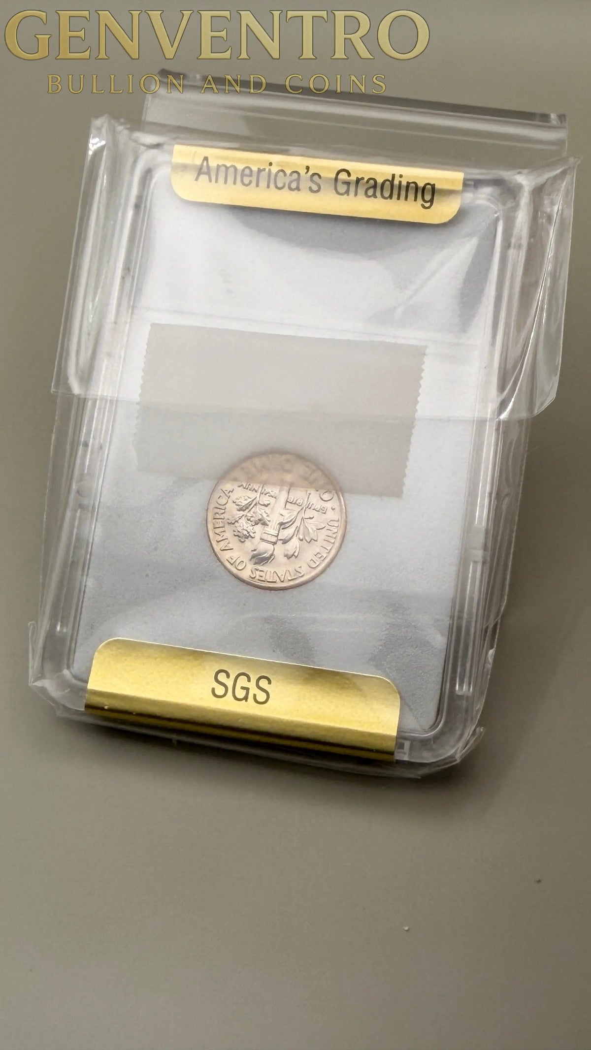 1991-D Roosevelt Dime SGS MS70