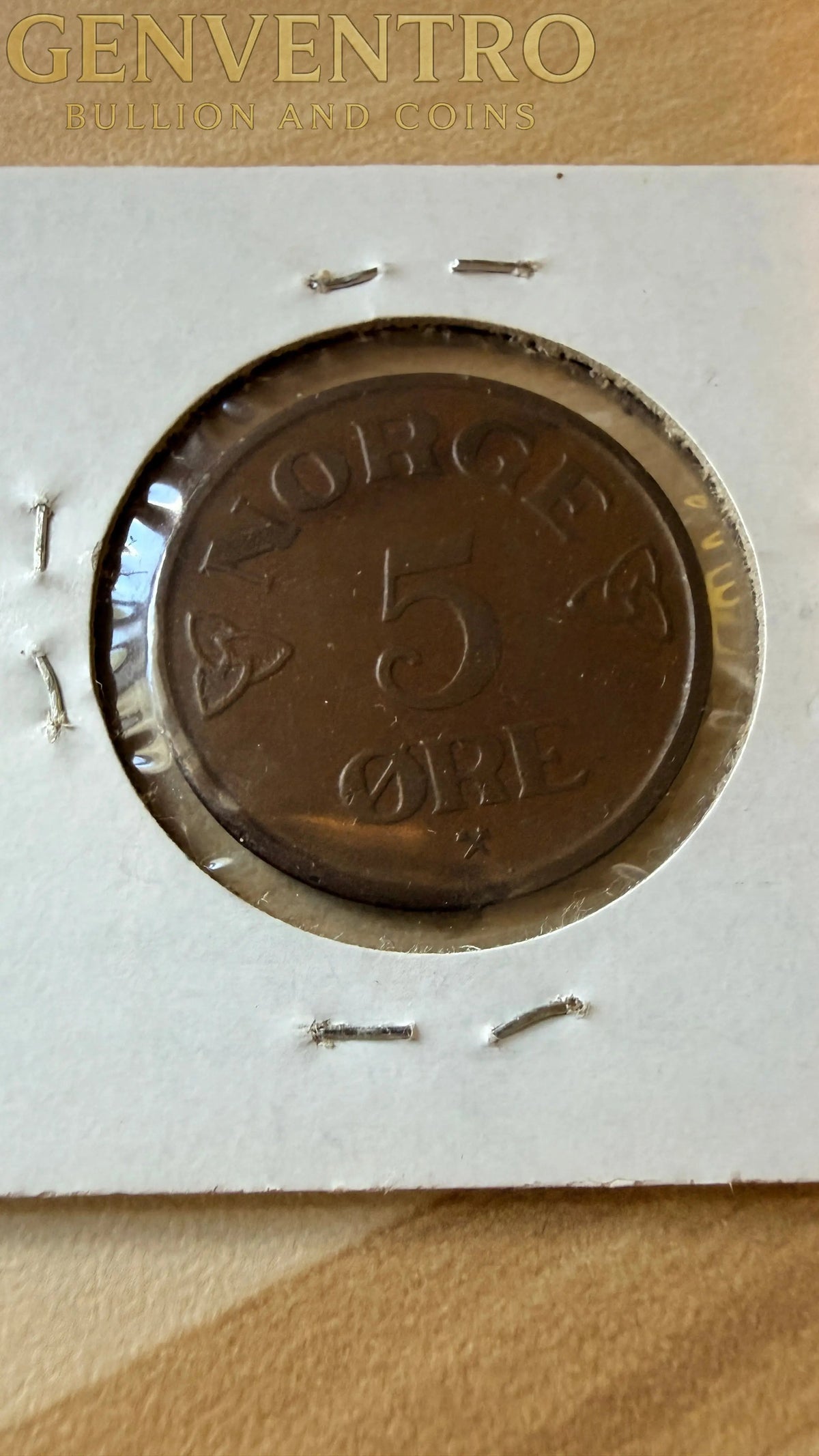 1952 Norway 5 ORE XF