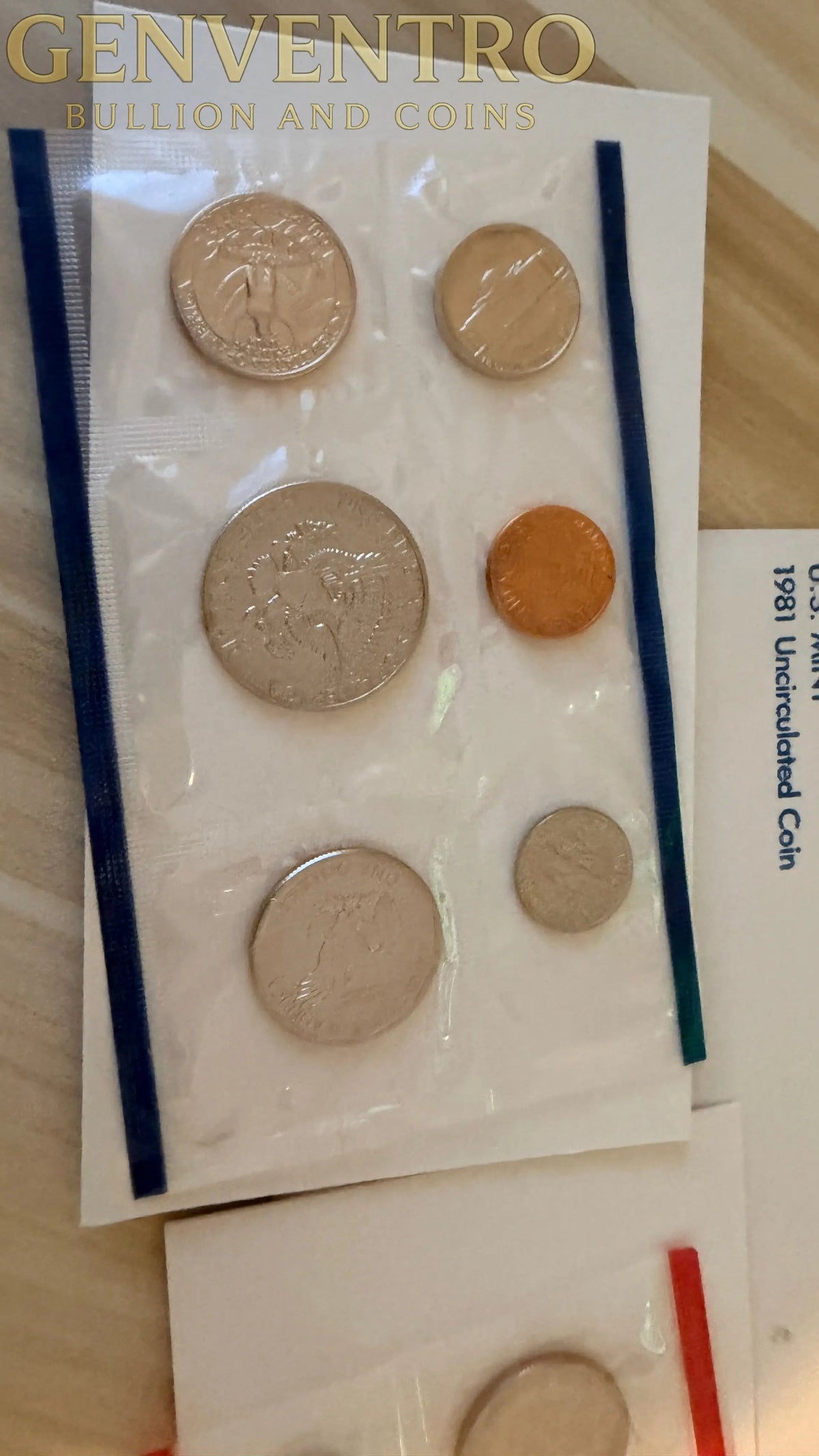 1981 P&D Uncirculated US Coin Set in Original Mint Packaging