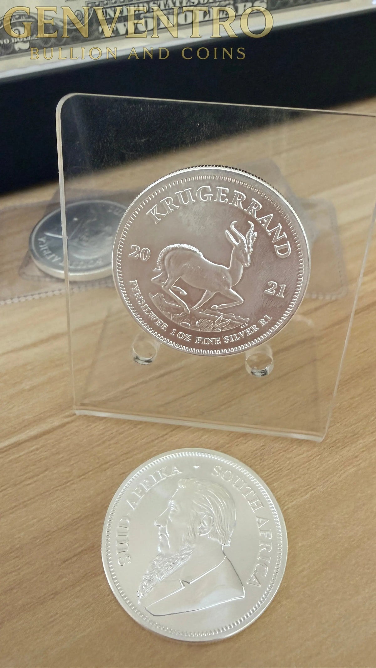 South Africa Krugerrand 1 oz Silver BU