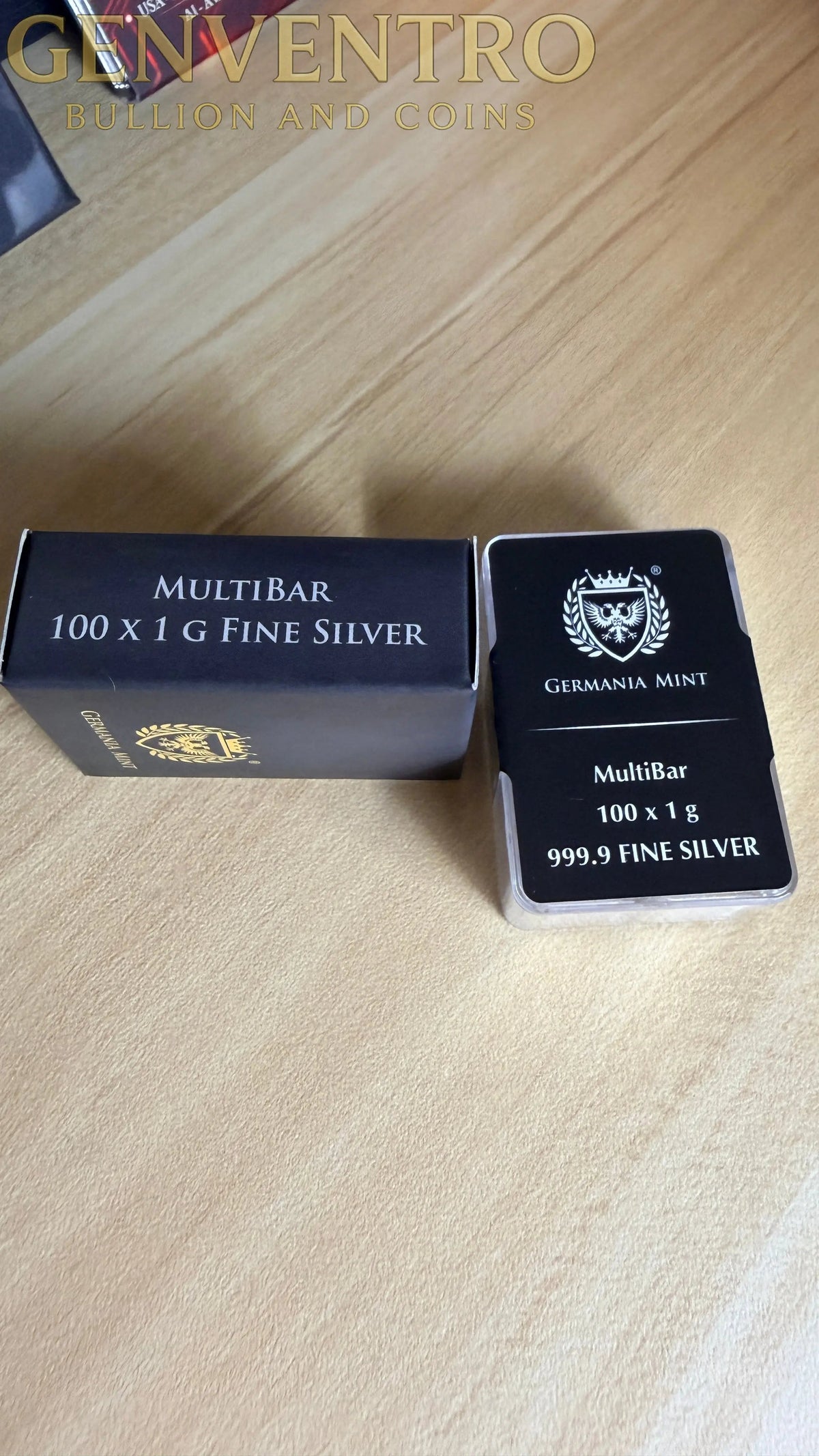 Germania Mint Silver MultiBar 100 X 1 Gram Silver Bars - Preorder