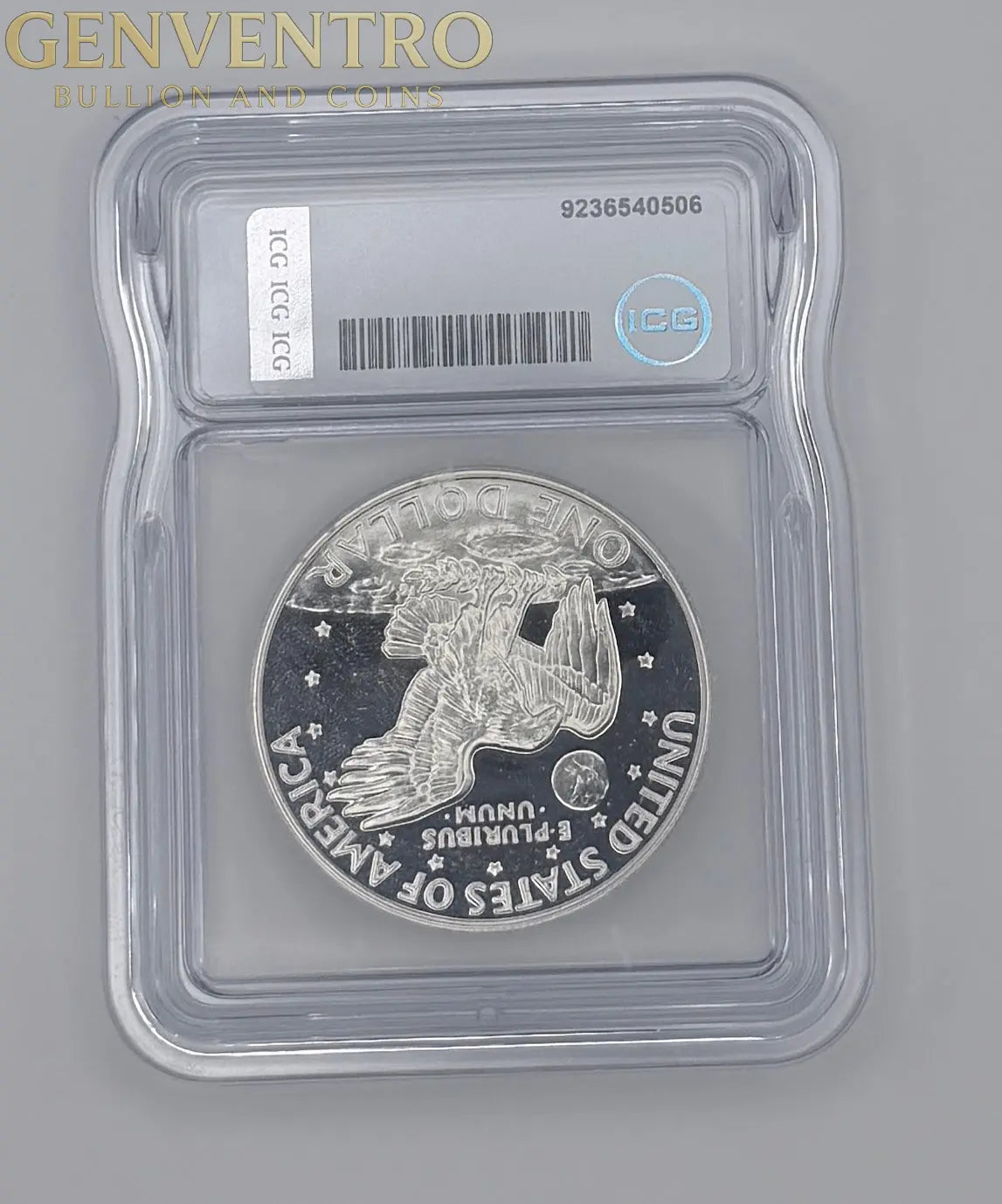 1971-S Eisenhower Proof Silver Dollar ICG PR69+ DCAM 40% Silver #506