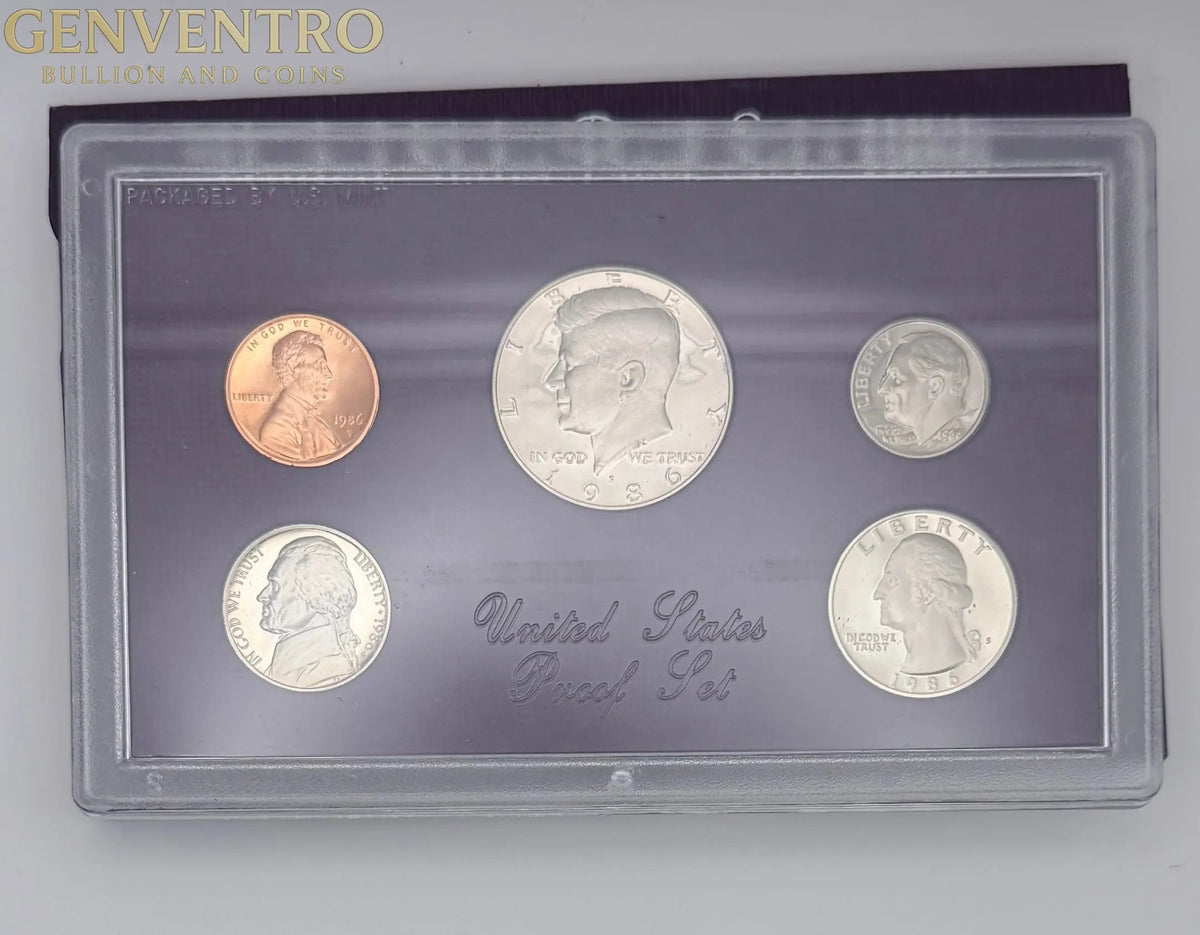 1986-S US Proof Set - BU Original Mint Box and COA #352
