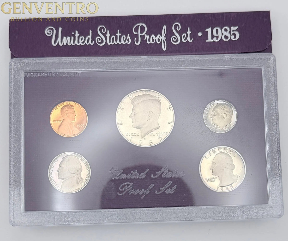 1985 US Mint Proof Set - BU Coins with Original Mint Packaging #388