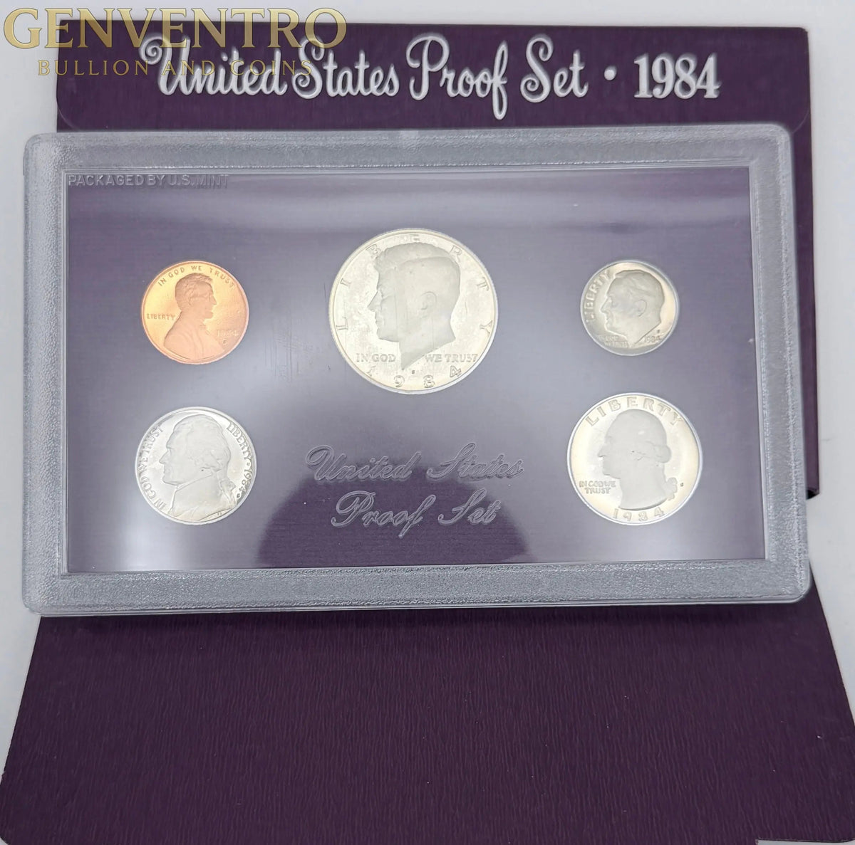 1984 US Mint Proof Set - BU Coins with Original Mint Packaging #370