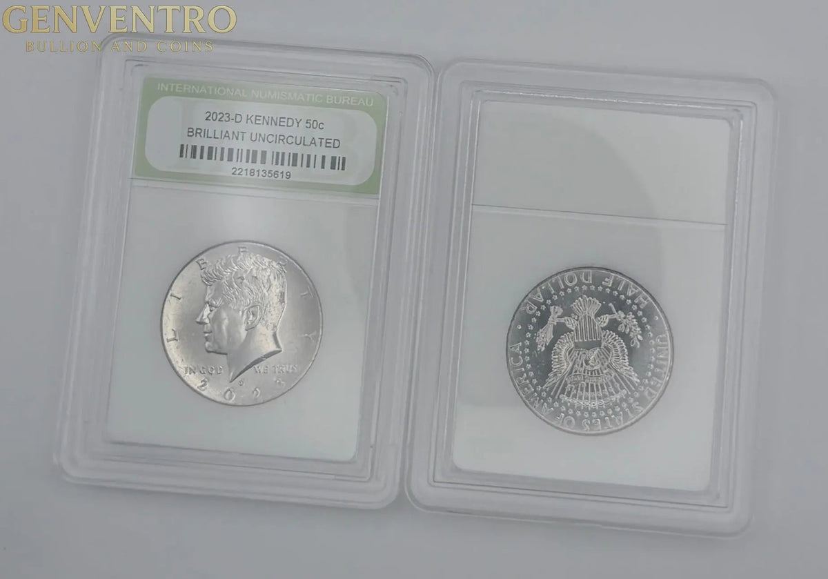 1971 – 2025 50C Kennedy Half Dollar - Graded BU