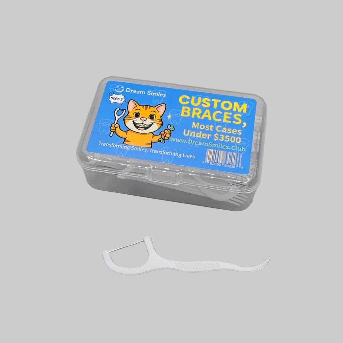 Ultra Deep Clean Floss Picks, Removes Food and Plaque, Pack of 50pcs