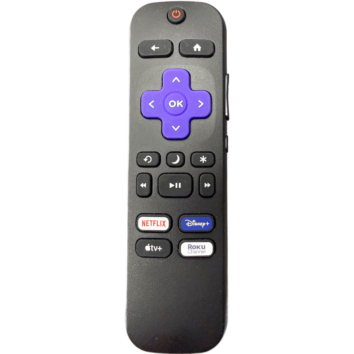 Roku RC-CHIR / RCC1R for Roku TVs Remote Control | IR | Netflix | Disney + | Apple TV + | Roku Channel - 3026000112