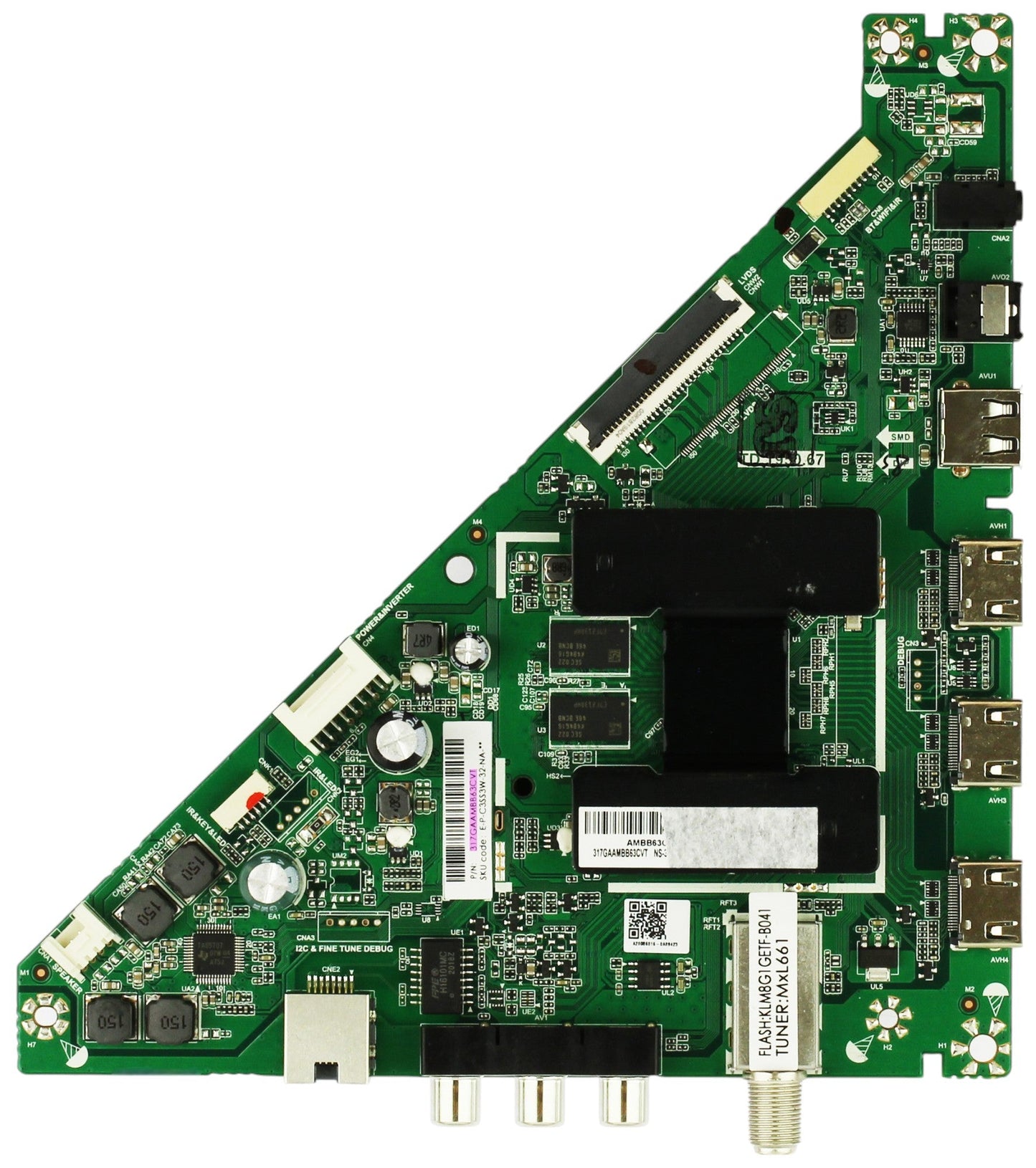 Insignia 317GAAMBB63CVT Main Board for NS-32DF310NA19 REV G
