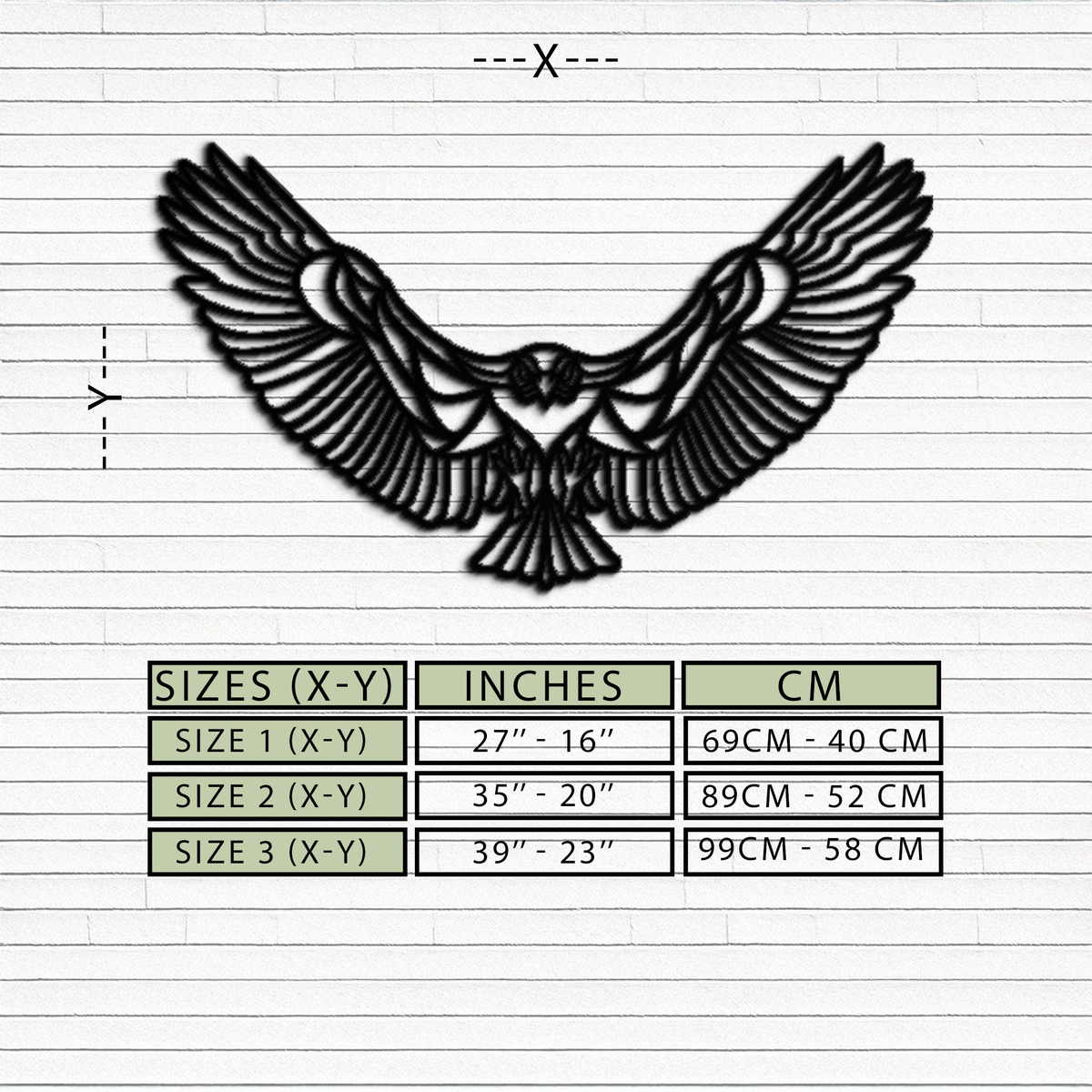 Majestic Soaring Eagle Metal Wall Art - Premium Steel Finish