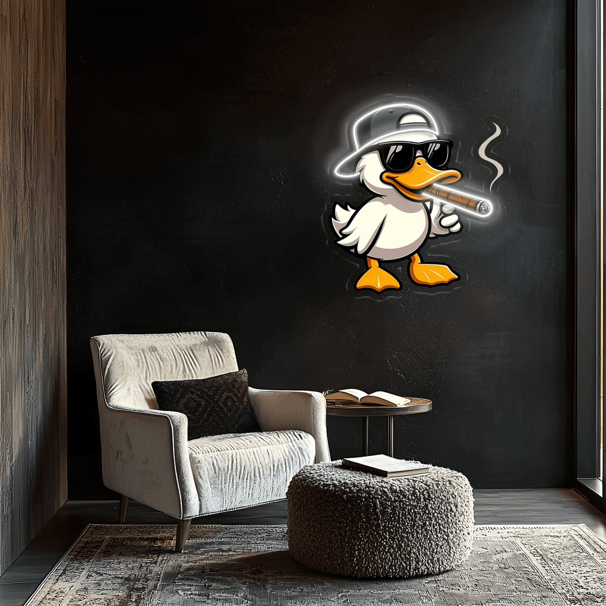 Cool Duck Plexiglass LED Neon Sign Art - Modern Wall Light