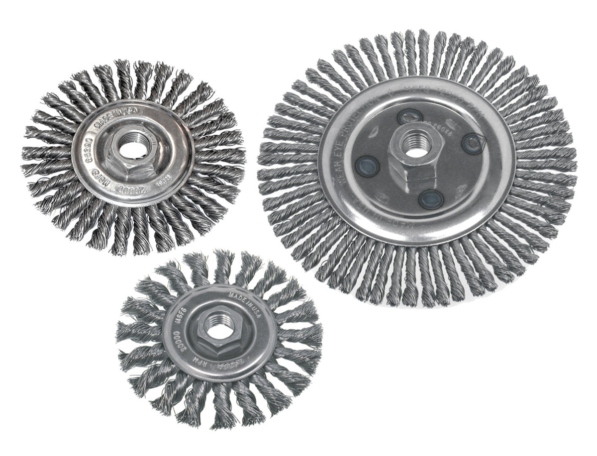 CGW Abrasives Knot Wire Wheel Brush