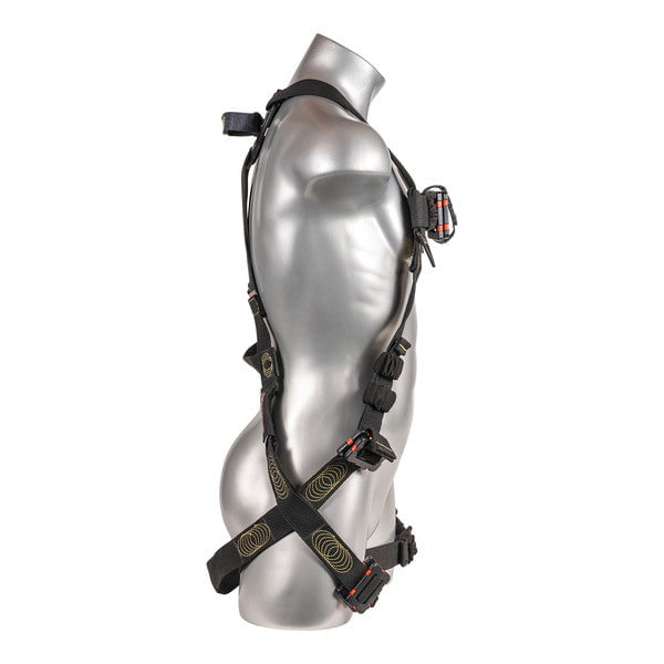 Kapture 5 Point Element Full Body Harness - Arc Flash Rated - 2 Web Loops - Mating Buckle Chest & Legs - All Sizes