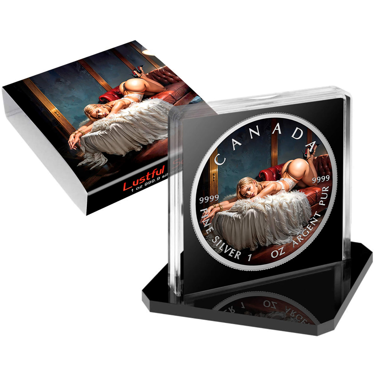 2026 Canada Maple Leaf 1 oz Silver Coin Lustful Sofa | Mintage 200