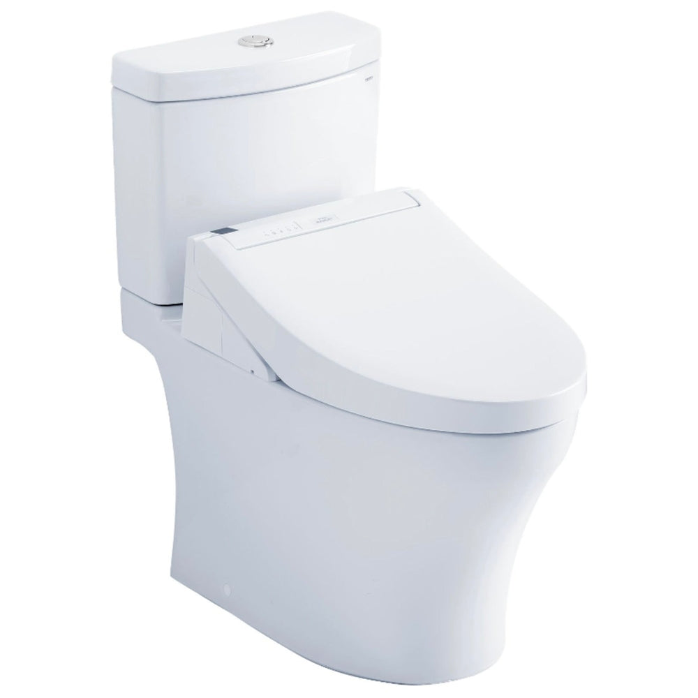 TOTO Aquia IV Dual Flush Two-Piece Toilet, with C5 Washlet Bidet Seat