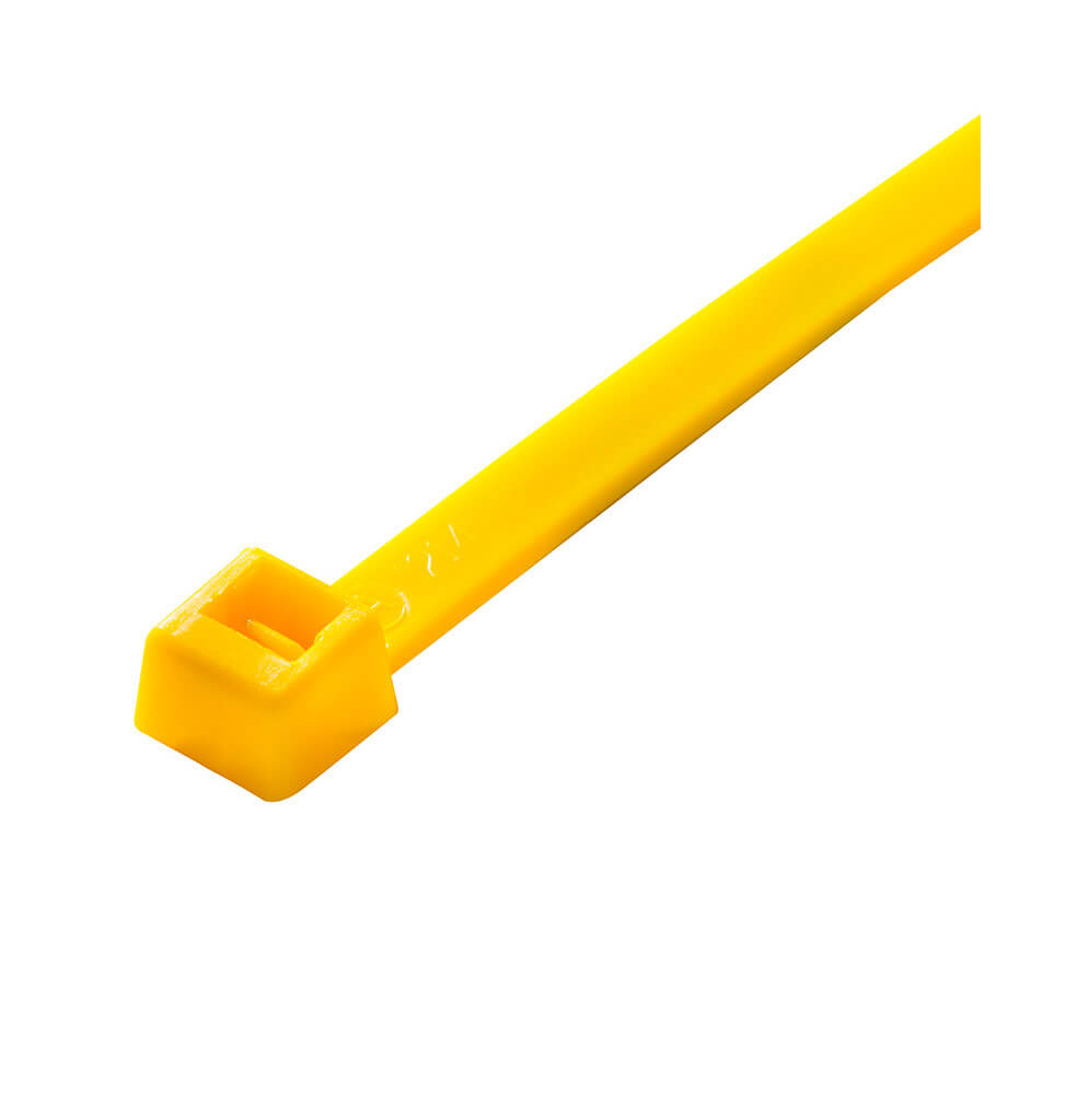 7in Cable Tie Yellow Nylon