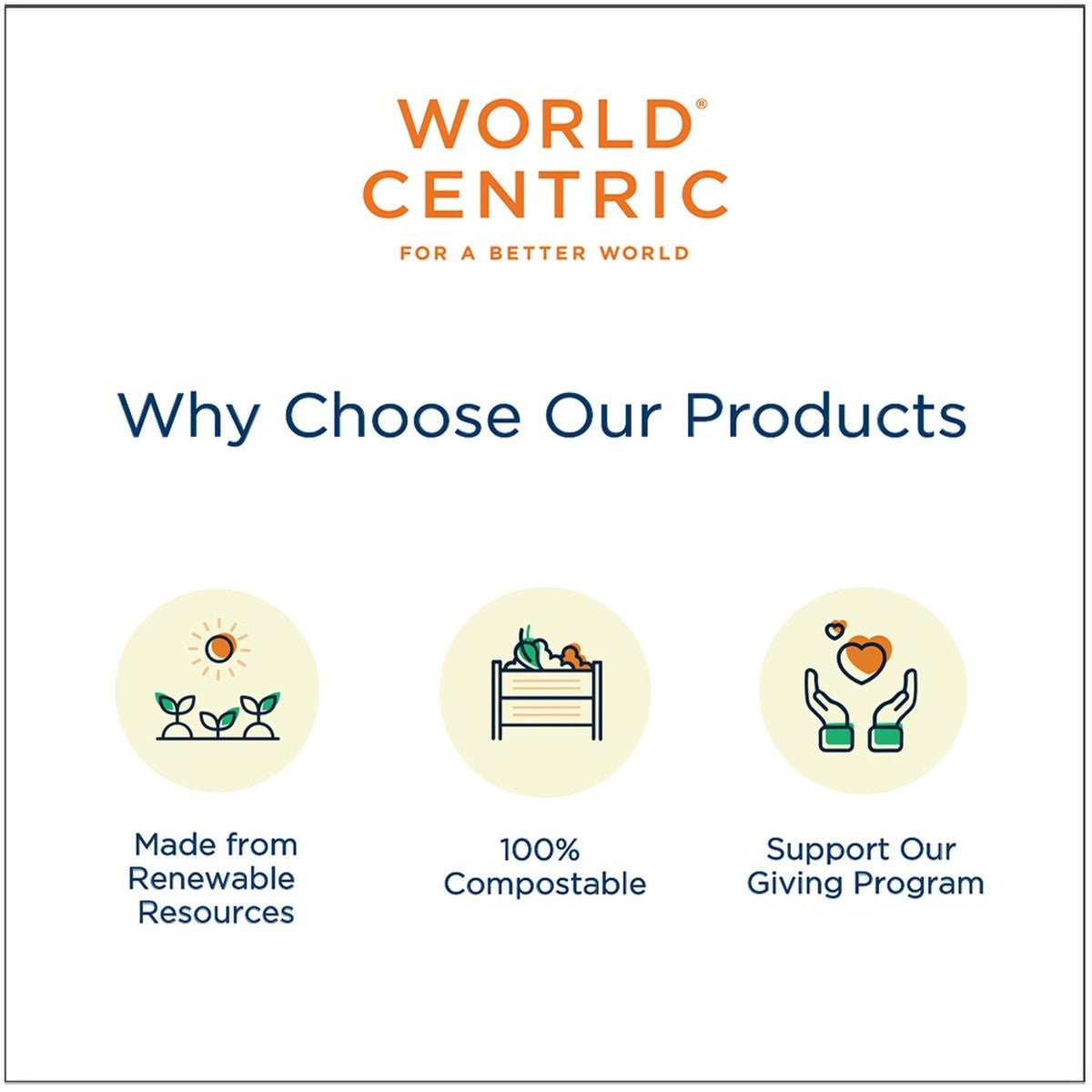 World Centric 12" PizzaRound Tray - Lid sold separately (QTY:200)
